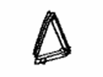 Toyota 67487-47050 Seal,  Rear Door Rear Guide,  RH