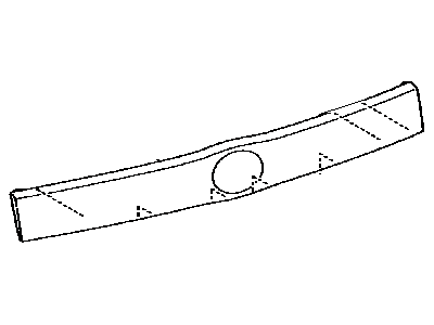 Toyota 76801-47140-A0 Garnish Sub-Assy,  Back Door,  Outside