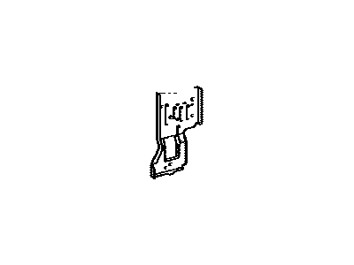 Toyota 57114-12190 Extension,  Front Side Member,  LH