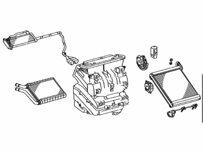 87050-47230 Toyota Radiator Assembly, Air Conditioner Illustration 1 of 1