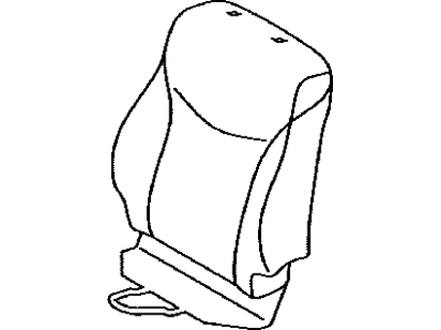Toyota 71074-47680-B3 Cover, Front Seat Back, Driver Side(For Separate Type)