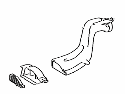 Toyota G92D1-47060 Duct,  Hybrid Battery Intake,  NO.1