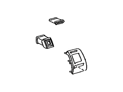Toyota 55062-47031-E0 Register Sub-Assy,  Instrument Panel,  N0.2