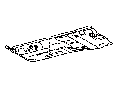 Toyota 58111-47906 Pan,  Front Floor,  RH
