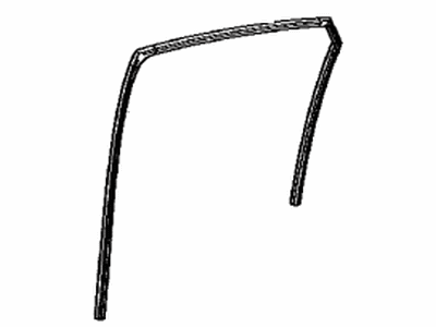 Toyota 68142-47041 Run,  Rear Door Glass,  RH
