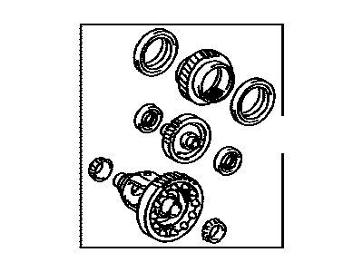 Toyota 41310-47902 Gear Kit,  Differential & Counter Driven