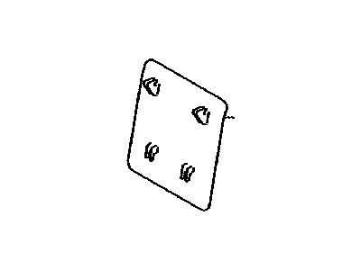 Toyota 71882-42010 Board,  Rear Seat Back,  LH