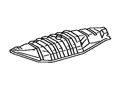 Toyota 58151-10030 Insulator,  Front Floor Heat,  NO.1