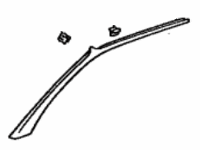 Toyota 62211-16080-W4 Windshield Pillar Trim