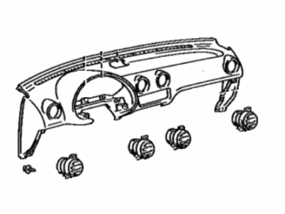 Toyota 55301-16060-01 Panel Sub-Assembly, Instrument