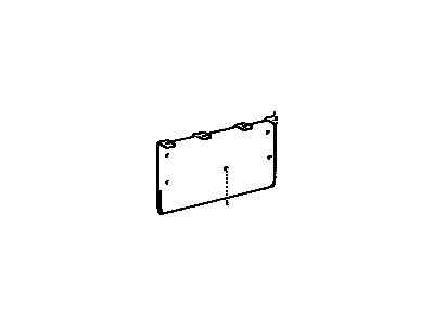 Toyota 64716-16080-20 Rear Panel