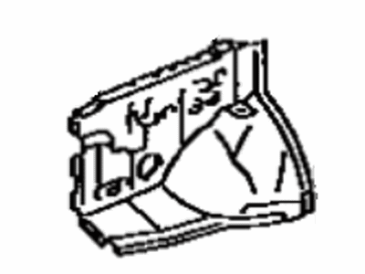 Toyota 53711-16130 Apron,  Front Fender,  Front RH