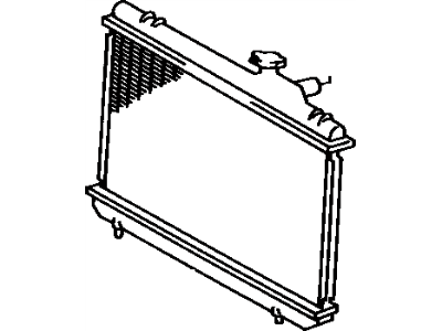 Toyota Tercel Radiator - 16400-11530