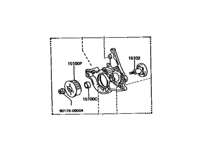 Toyota Paseo Oil Pump - 15100-11071