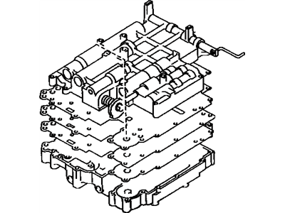 35410-16130 Toyota Body Assembly, Transmission Valve Illustration 1 of 1