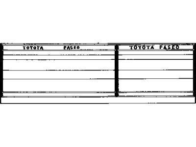 Toyota 42661-16440 Tire Info Label