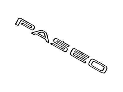 Toyota Paseo Emblem - 75443-16120