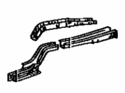 Toyota 57602-16220 Side Rail Assembly