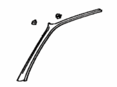 Toyota 62212-16080-W4 Windshield Pillar Trim