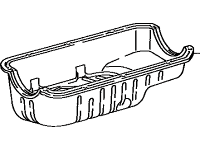 Toyota Tercel Oil Pan - 12101-11031