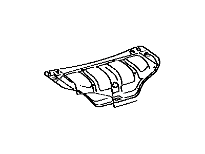 Toyota 64719-16020-20 Trunk Lid Trim