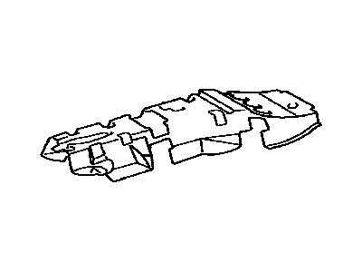 Toyota 58621-06160 Silencer,  Center Console,  NO.1