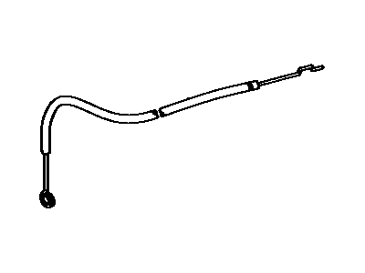 Toyota 55906-35040 Cable Sub-Assembly, Defroster Damper Control