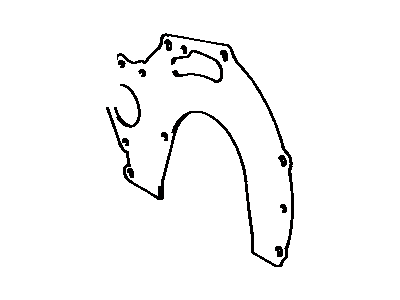 Toyota 11355-65011 Plate,  Rear End