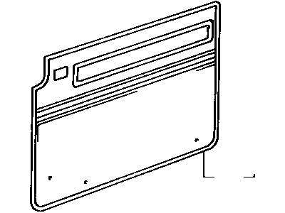 Toyota 67630-28030-E1 Lower Trim Panel