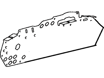 Toyota 83861-08090 Plate,  Meter Circuit