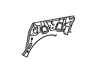 Toyota 61631-08900 Panel, Quarter Wheel House, Outer Passenger Side