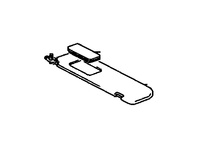 Toyota 74310-08020-A0 Visor Assy,  RH