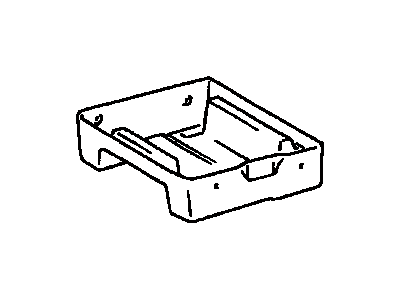 Toyota 72908-08010-E1 Cover,  Rear Seat Cushion Under,  NO.2
