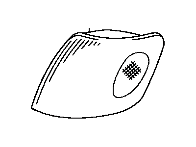 Toyota 81521-08020 Lens,  Front Turn Signal Lamp,  LH