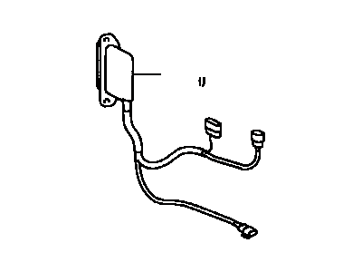 Toyota 84261-08060 Junction,  Slide Door Control,  Male