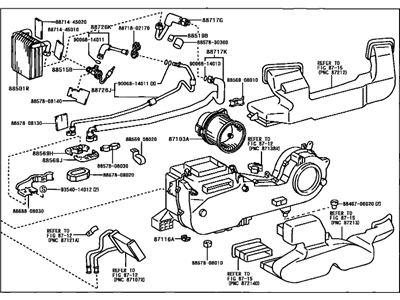 Toyota 87030-08040 Unit Assembly, Cooling, Rear