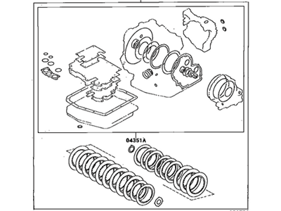 Toyota 04352-41010 Kit, Transaxle Overhaul(ATM), Passenger Side