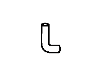 Toyota 87245-35461 Hose,  Rear Heater Water Outlet,  A (From Heater Unit)