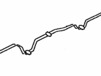 Toyota 47322-08030 Tube,  Rear Brake,  NO.2