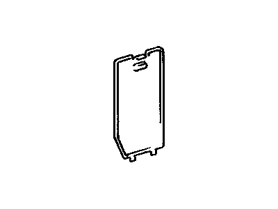 Toyota 62522-08020-E0 Cover,  Quarter Trim,  LH