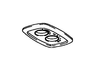 Toyota 55519-08020-B0 Plate,  Heater Control Name