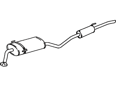 Toyota 17430-0A120 Pipe Assembly, Exhaust, Tail
