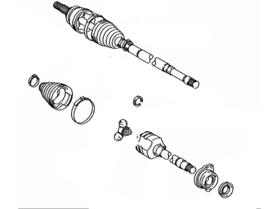 Toyota 43410-F4030 Shaft Assy,  Front Drive,  RH