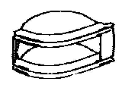 Toyota 81567-04010 Shade, Rear Combination Lamp, Driver Side