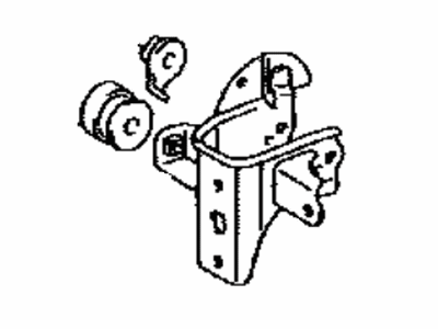 Toyota 12303-21020 Bracket Sub-Assembly, Engine Mounting, Rear