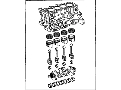 Toyota 11400-21051 Short Block