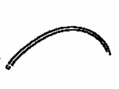 Toyota 53852-52030 Pad,  Front Wheel Opening Extension,  LH