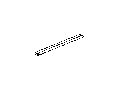 Toyota 68174-52050 Weatherstrip,  Rear Door Glass,  Inner LH