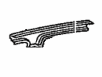 Toyota 61213-52030 Rail, Roof Side, Outer Passenger Side