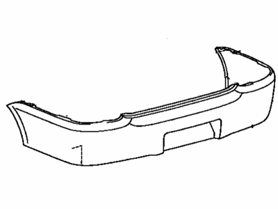 Toyota 52159-52090 Cover,  Rear Bumper
